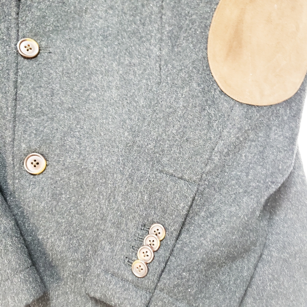 Cremieux wool and leather jacket size Medium - Picture 5 of 6